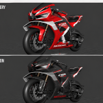 CBR600RR (2013–2020) Aerodynamic Winglets | Race Fairing Wings | 3D Printable STL
