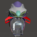 gsrx1---r 2019-1 GSXR1000 2017-2025 Winglet Kit | 3D Printable STL File | Experimental Aerodynamic Fairing Wings