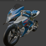 Suzuki GSX-R1000 K7 K8 Half Winglet – 3D Printable Motorcycle Aero Wing
