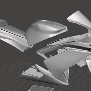 Yamaha R1 2007–2008 Race Fairing – 3D Printable STL Files