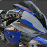 s1k 2015-8 BMW S1000RR 2015–2018 Winglets | 3D Printable Aerodynamic Wings | STL