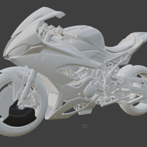 BMW S1000RR 2019–2022 Rotor Cover | Front Brake Disc Aero Cover | 3D Printable