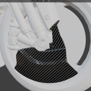 Kawasaki ZX-10R Aero Brake Disc Cover | 3D Printable Front Rotor Cover | Motorcycle Brake Disc Aero